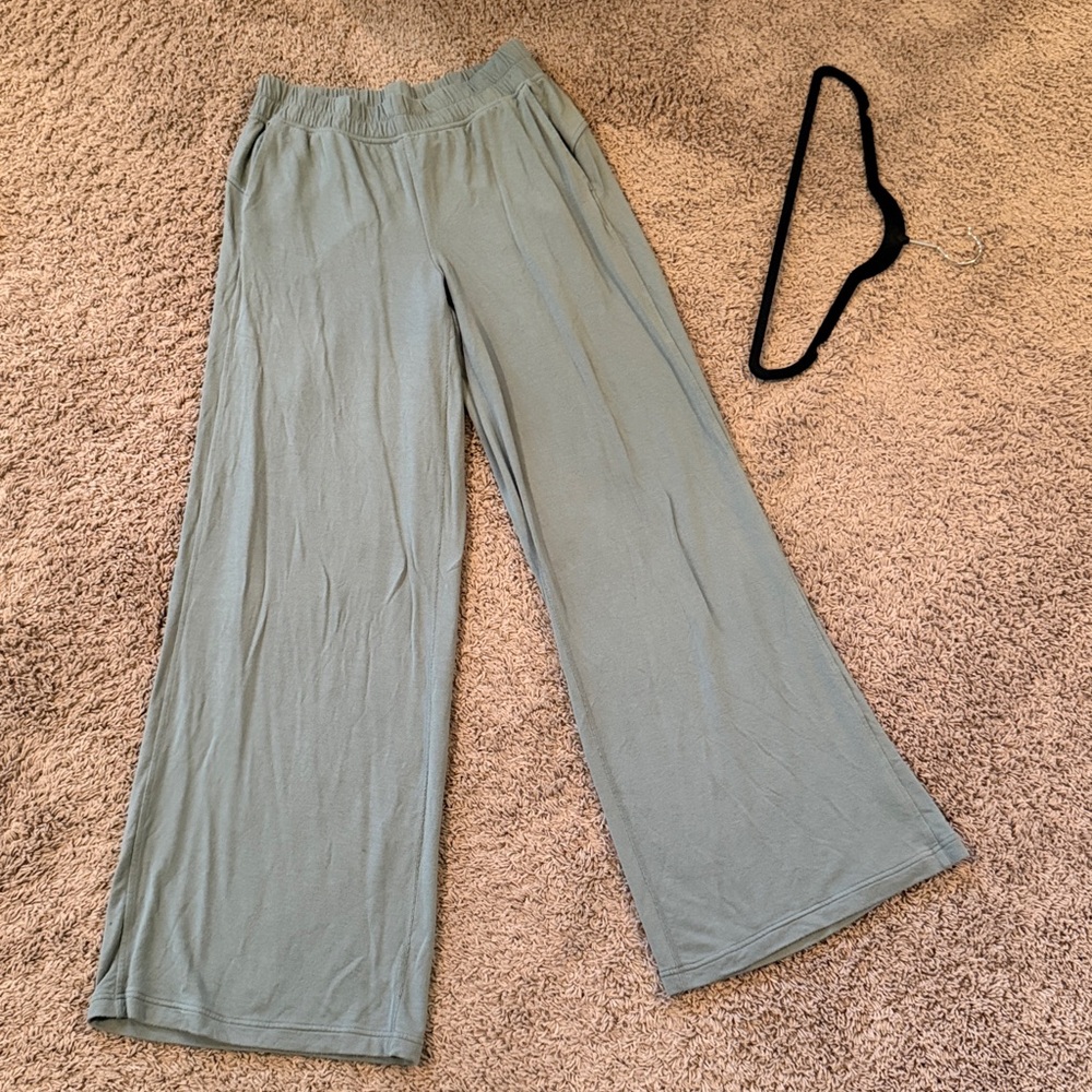 Lululemon half zip full length, hooded sweatshirt M / L Shamrock Green - Picture 5 of 5